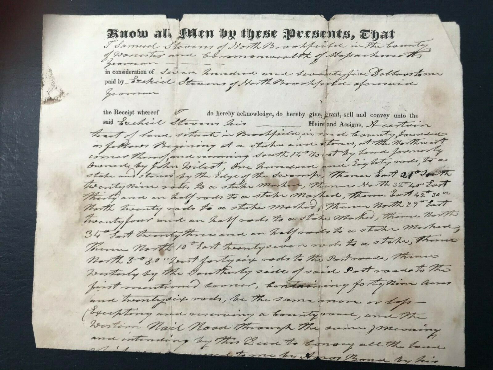 How to Read Old Handwritten Land Deeds