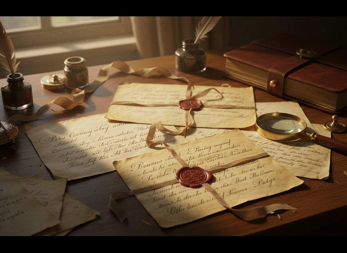 Personal cursive letters being preserved with cursive reader technology.