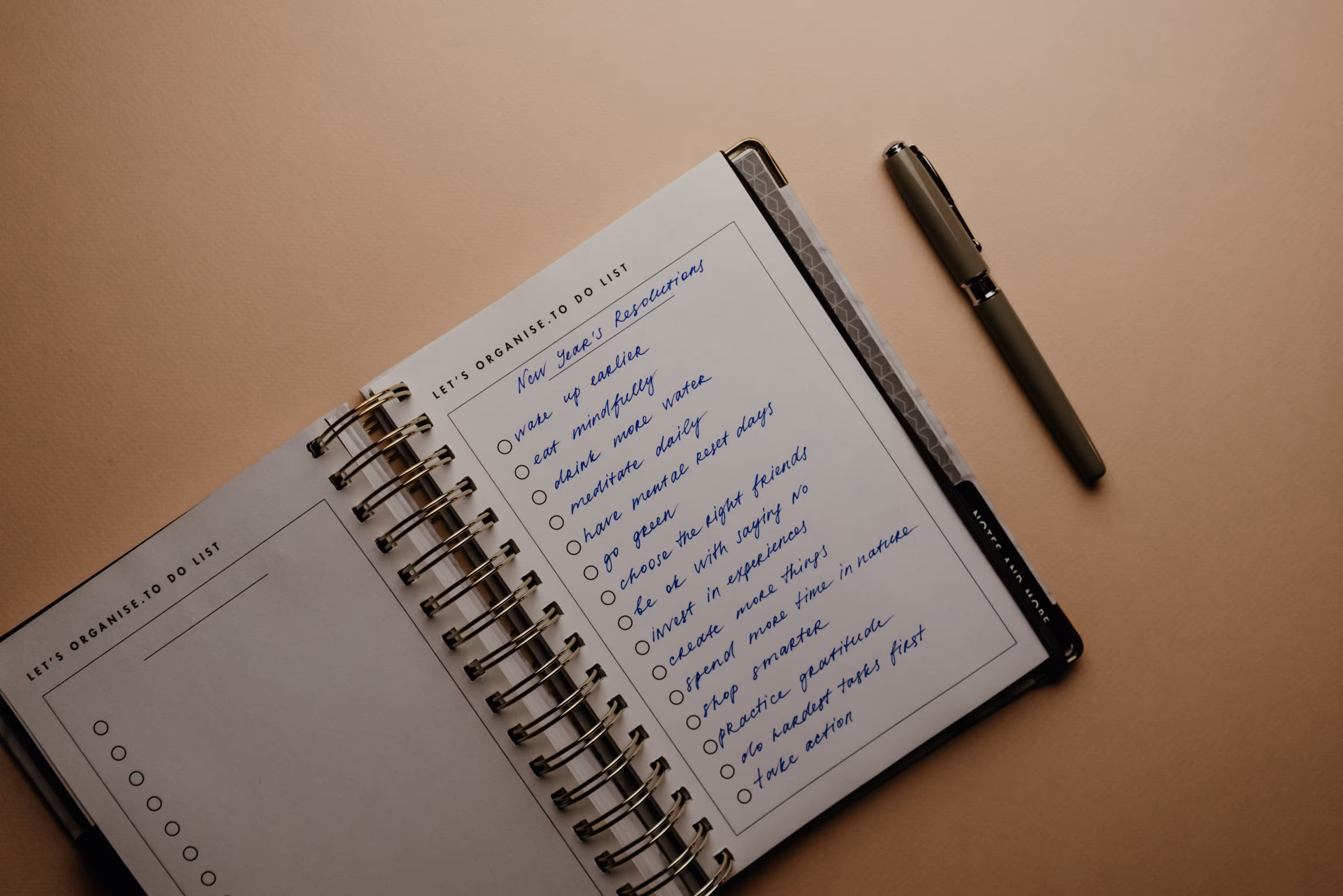 Handwritten list converted into an editable table