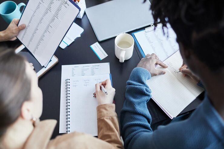 Handwritten meeting notes converted into shareable text
