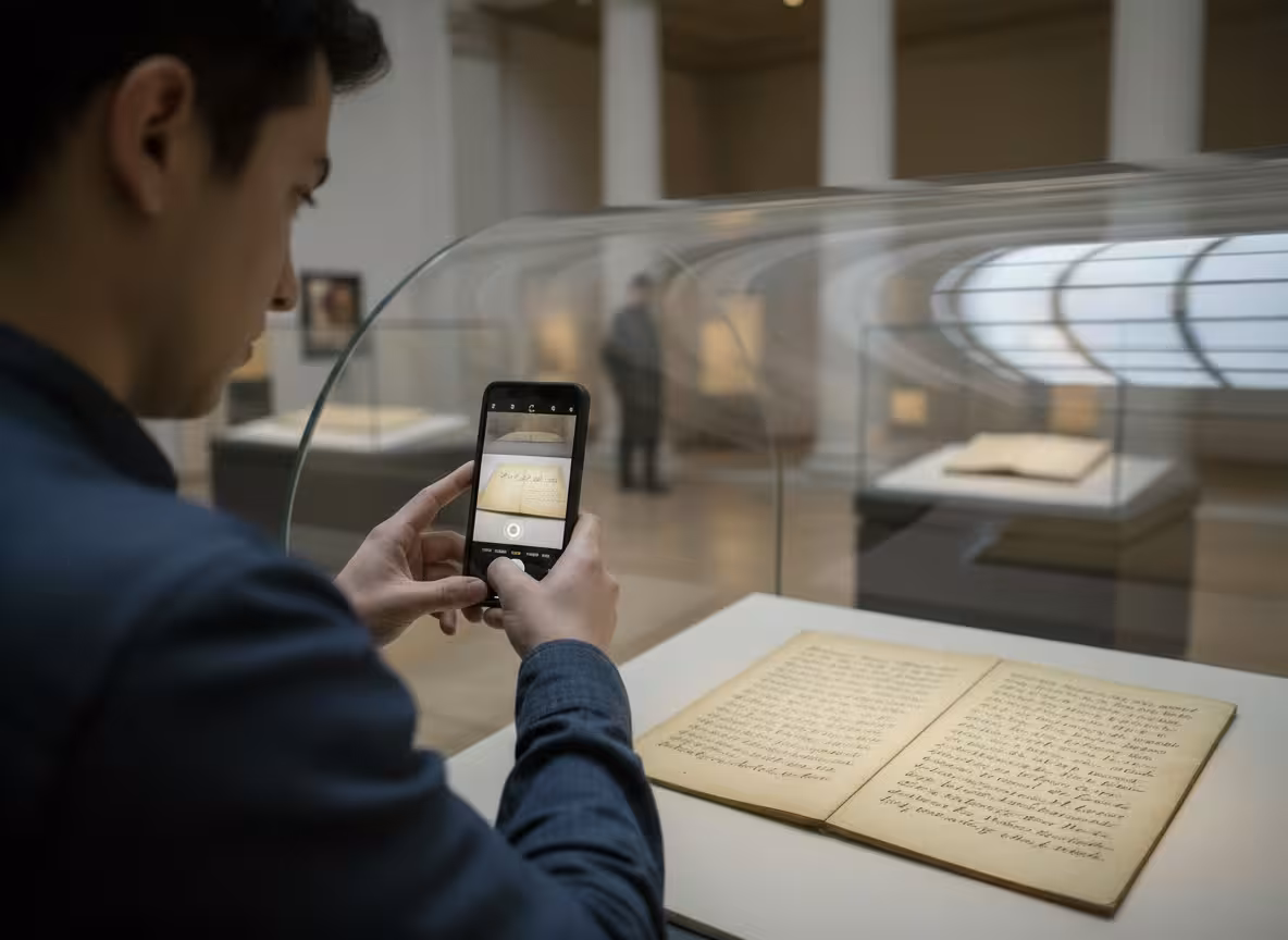 Historical archive being digitized
