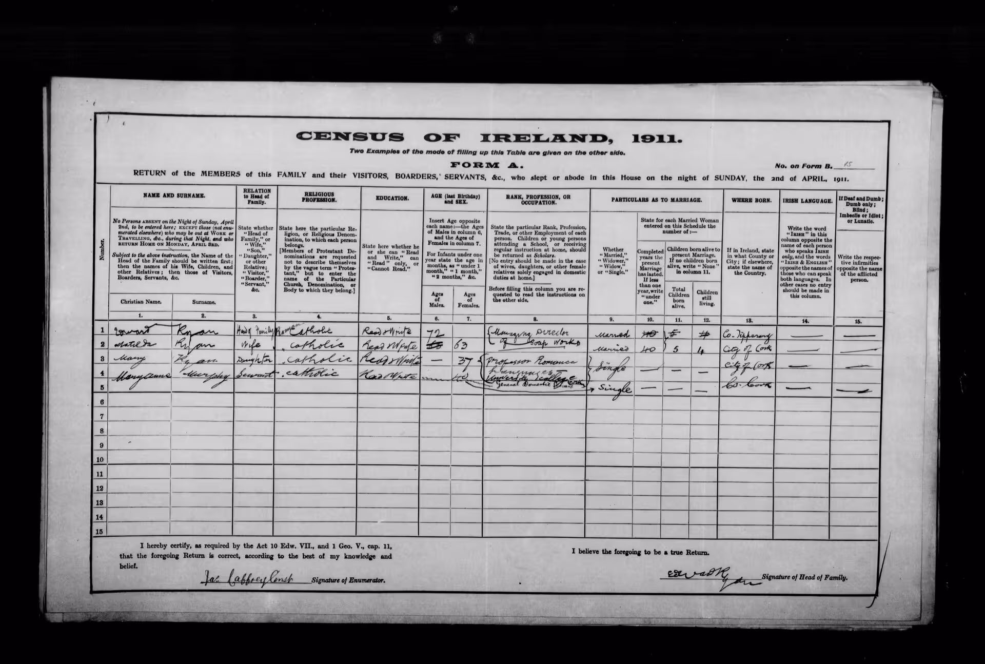 Historical population list organized as spreadsheet data