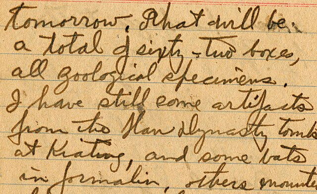 Old handwritten personal diary being converted to digital text