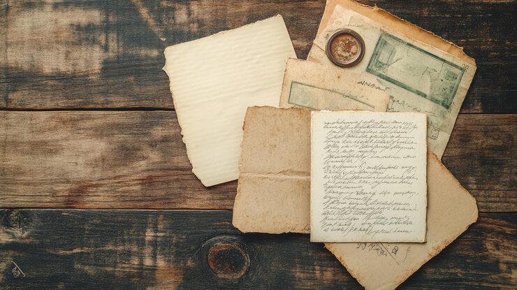 Historic certificate and family history paperwork