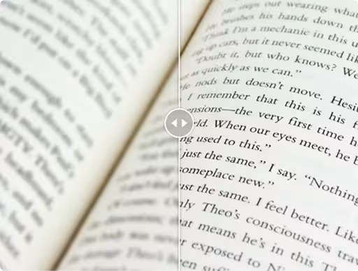 Text enhancement preview