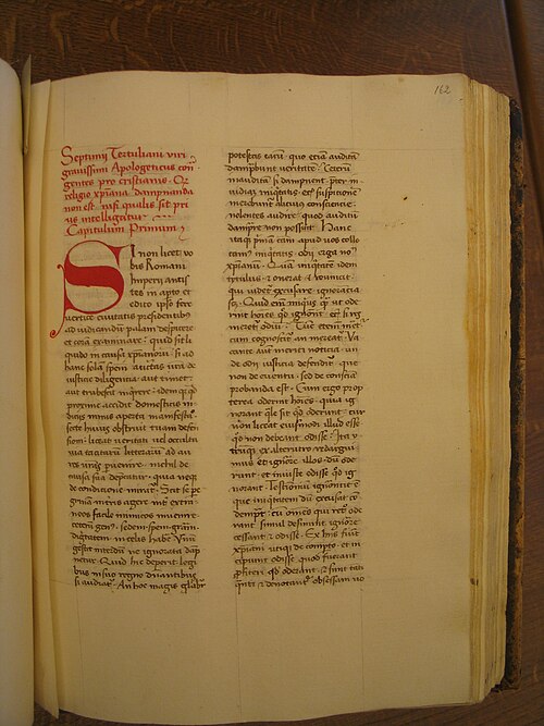 Latin manuscript document